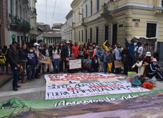 Lokaler Protest gegen Bergbau