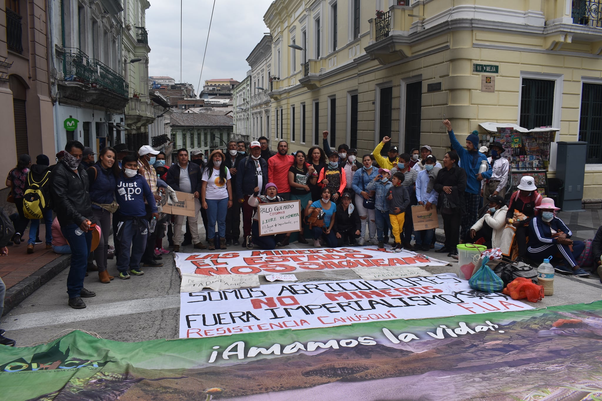 Lokaler Protest gegen Bergbau