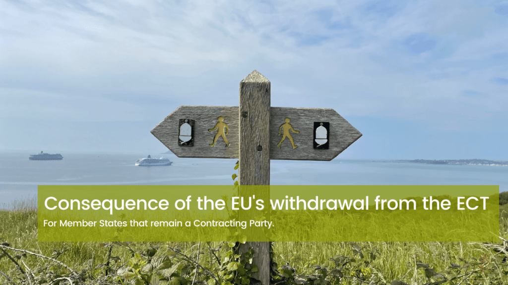 Consequences of the EU withdrawal from the Energy Charter Treaty