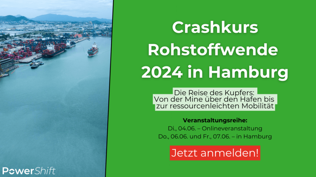 Crashkurs Rohstoffwende Juni 2024 in Hamburg