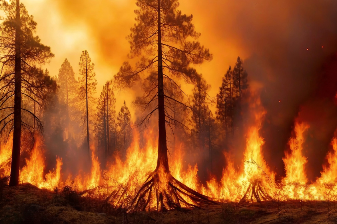 Bild von Waldbrand