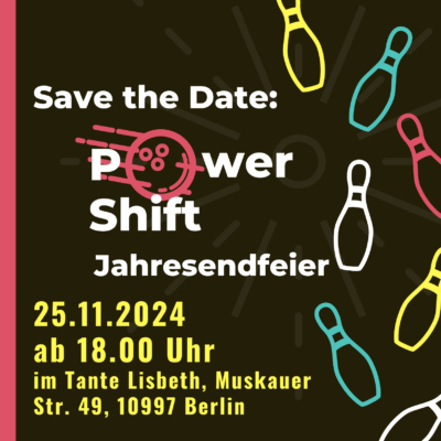 Anmeldung PowerShift Jahresendfeier