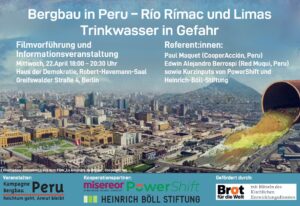 Titelbild Veranstaltung Film Bergbau in Peru
